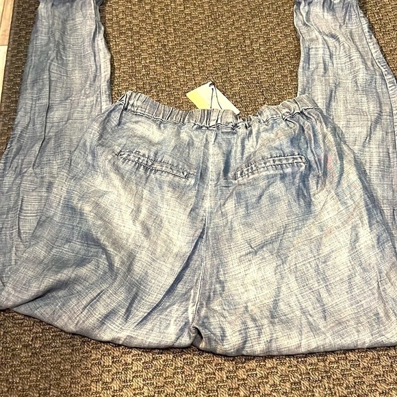 NWT,Vero Moda Denim,Sinfully Soft Chambray Tencel Joggers,POCKETS,Taller Woman🥰 - Picture 6 of 12